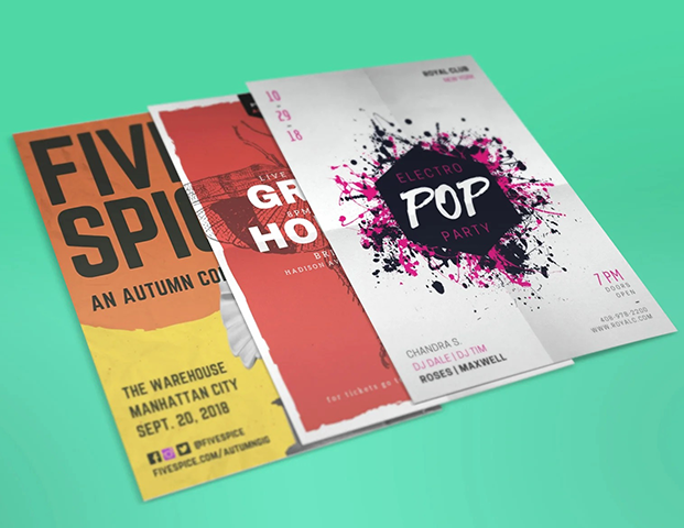 Leaflet Flyer Design Portfolio